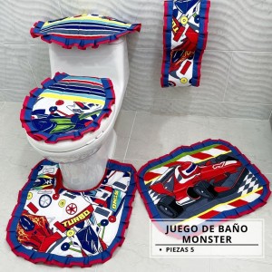 JUEGO DE BAÑO MONSTER