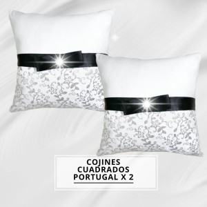 COJINES CUADRADO PORTUGAL X2