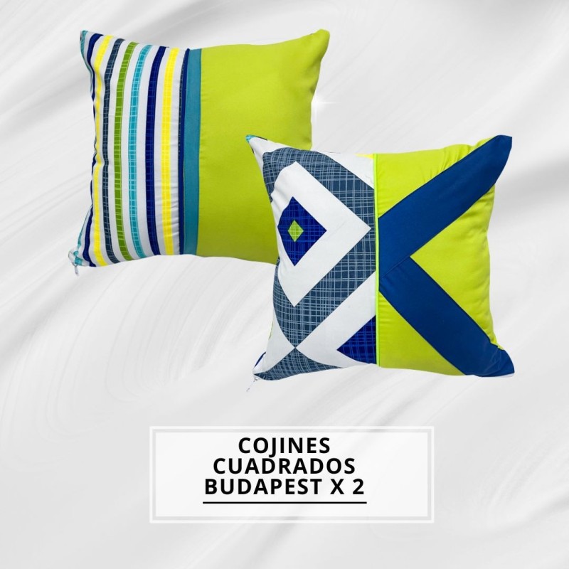 COJINES CUADRADO BUDAPEST X2