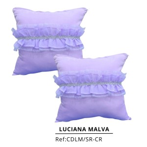 COJINES CUADRADOS LUCIANA MALVA X2