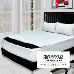 PROTECTOR DE COLCHÓN CON CREMALLERA