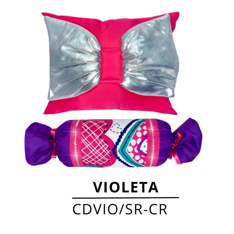 COJINES DÚO VIOLETA  X2