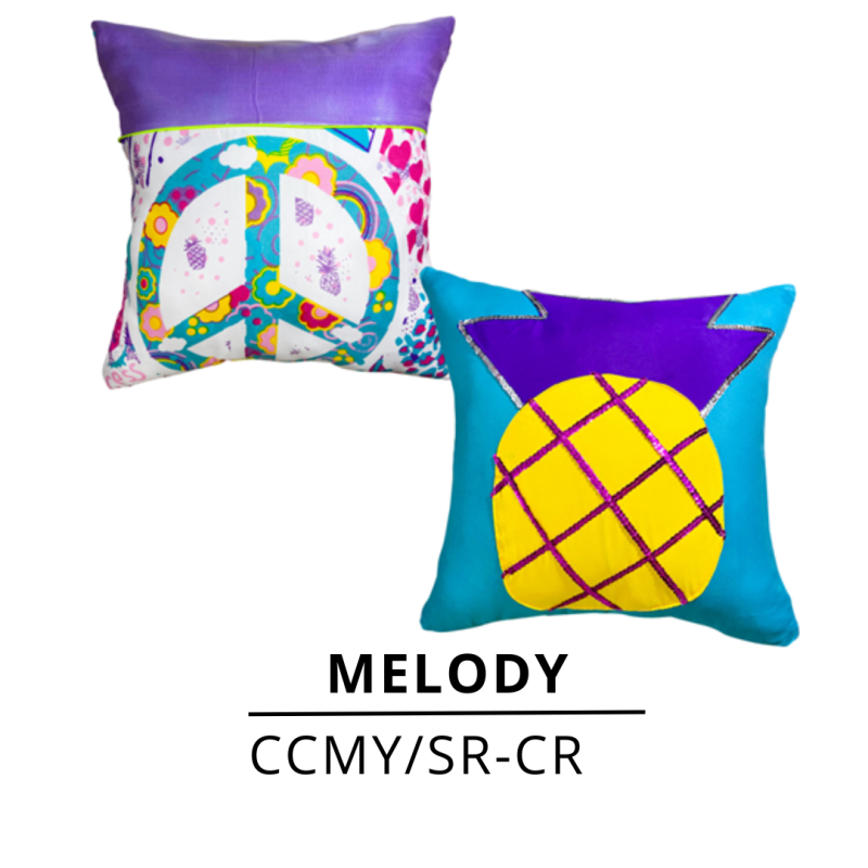 COJINES CUADRADOS MELODY X2