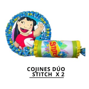 COJINES DÚO STITCH X2